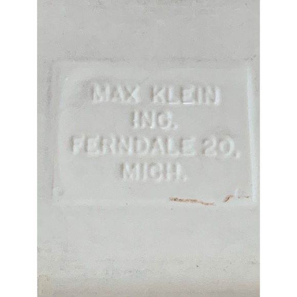 Vintage Max Klein Gold & White Plastic Drawer Organizer Divided Tray MCM Retro - Picture 6 of 10